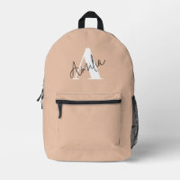 Schattige modern elegant roze monogram