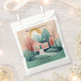 Schattige Modern Forever Home Adoptie Foster Showe Bedankzakje