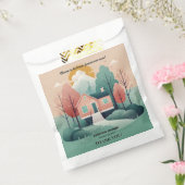 Schattige Modern Forever Home Adoptie Foster Showe Bedankzakje (Gezegeld)