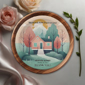 Schattige Modern Forever Home Adoptie Foster Showe Papieren Bordje