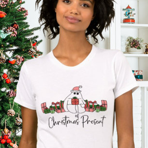 Schattige Modern Funny Christmas T-shirt