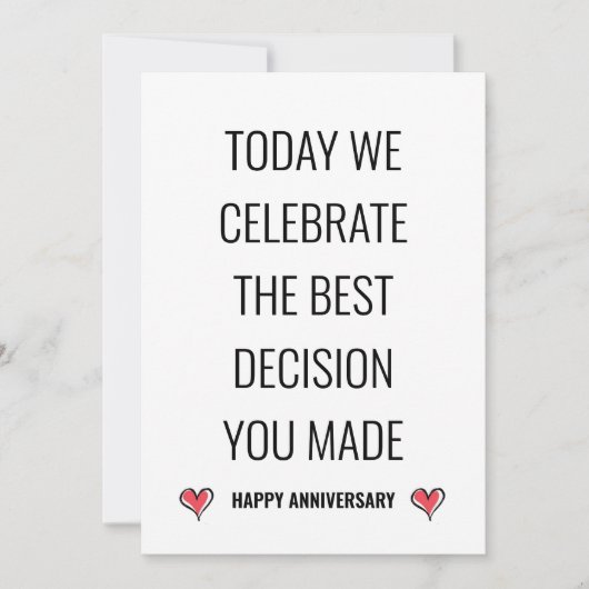 Schattige Modern Funny Minimalistisch Happy Jubile (Voorkant)