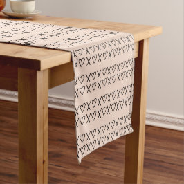 Schattige modern geometrisch patroon medium tafelloper