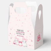 Schattige Modern Ghost Halloween Verjaardagsfeest Bedankdoosjes (Geopend)