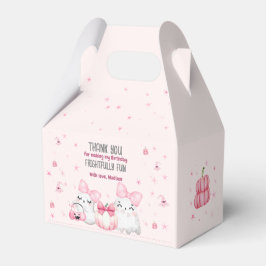 Schattige Modern Ghost Halloween Verjaardagsfeest  Bedankdoosjes