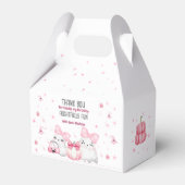 Schattige Modern Ghost Halloween Verjaardagsfeest Bedankdoosjes (Voorkant Zijde)