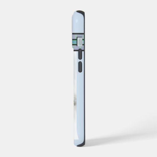 Schattige Modern Golden Retriever Dog Art iPhone 15 Case (Linkerkant)