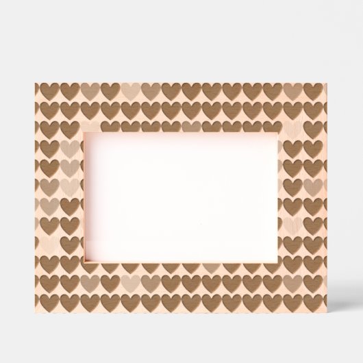 Schattige modern hartenpatroon gegraveerde lijstjes (Voorkant)