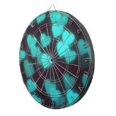 Schattige modern hartpatroon dartbord (Voorkant Rechts)