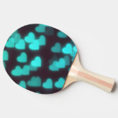 Schattige modern hartpatroon tafeltennisbatje (Zijkant)