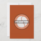 Schattige Modern Honkbal Sport Kids Verjaardag Kaart (Achterkant)