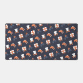 Schattige modern kerstnaadloos patroon bureaumat (Voorkant)