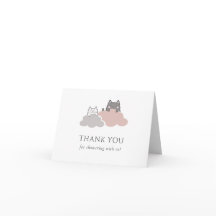 Schattige modern kitten Baby shower