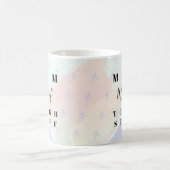 Schattige Modern Mum Statement Gepersonaliseerd Mo Koffiemok (Center)