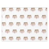 Schattige modern roze girly minimaal baby shower tafelkleed (Voorkant (Horizontaal))