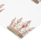 Schattige modern roze girly minimaal baby shower tafelkleed (Gekanteld)