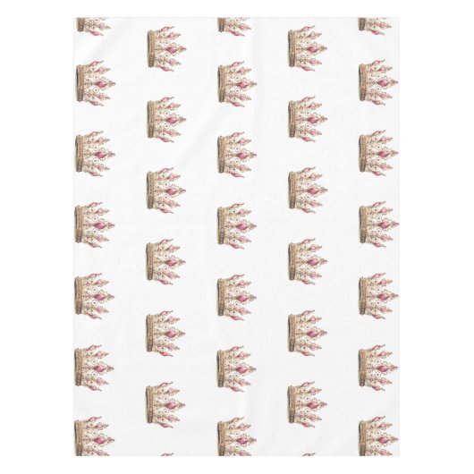 Schattige modern roze girly minimaal baby shower tafelkleed (Voorkant)