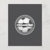 Schattige Modern Voetbal Budget 1e Verjaardagsuitn (Achterkant)