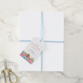 Schattige Modern Wild Berry Sweet Baby shower Cadeaulabel (Met Touw)