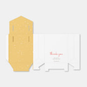 Schattige Modern Yellow Wild One Sloth Baby shower Bedankdoosjes (Uitgevouwen)