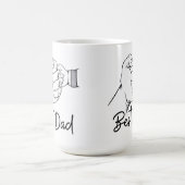 Schattige moderne beste papa  koffiemok (Center)