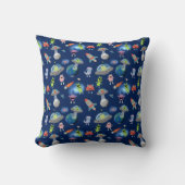 Schattige Moderne Buitenaardse Monsters Ruimte Kin Kussen (Voorkant)