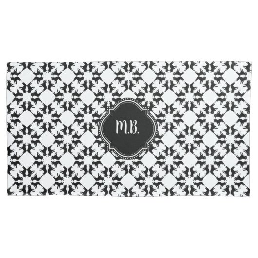 schattige , moderne buldog kussensloop (Voorkant)