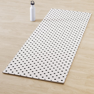 Schattige moderne elegante polka stippen yogamat