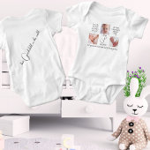 Schattige moderne fotocollage Ik hou van je oma Romper