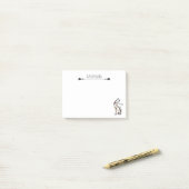 Schattige Moderne Kat, Kat Moeder, Grappig Geperso Post-it® Notes (Op bureau)