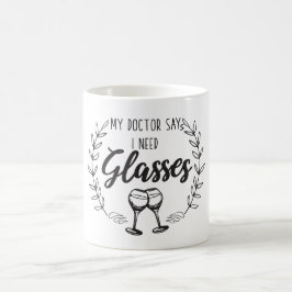 Schattige moderne leuke quote koffiemok