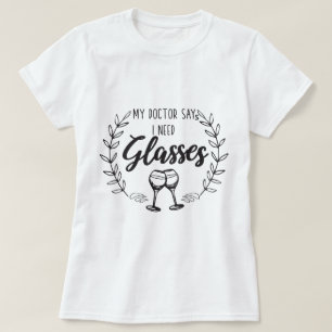 Schattige moderne leuke quote t-shirt