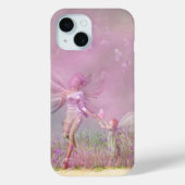 Schattige Moderne Meisjesachtige Roze Vlinder Feeë Case-Mate iPhone Case (Achterkant)