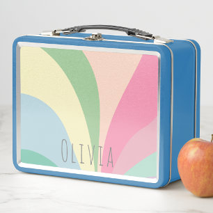 Schattige Moderne Regenboog Retro Kinderen Meisjes