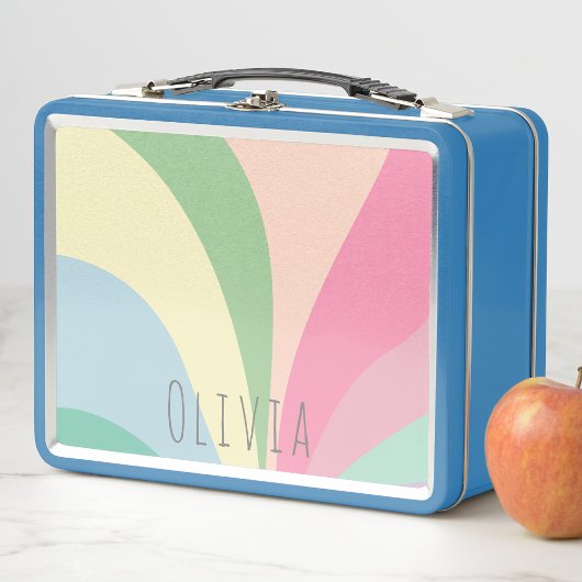 Schattige Moderne Regenboog Retro Kinderen Meisjes