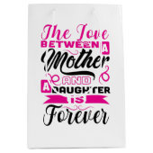 Schattige moeder-dochter liefde Moederdag Medium Cadeauzakje (Voorkant)
