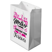 Schattige moeder-dochter liefde Moederdag Medium Cadeauzakje (Achterkant Gekanteld)