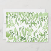 Schattige moeder en Baby Sloth Baby shower Kaart (Achterkant)