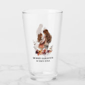Schattige moeder en dochter Bond (10) Glas (Achterkant)