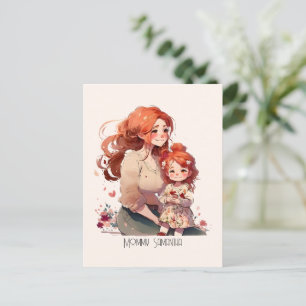 Schattige moeder en dochter Bond (13) Briefkaart