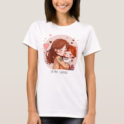 Schattige moeder en dochter Bond (14) T-shirt (Voorkant)