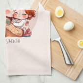 Schattige moeder en dochter Bond (14) Theedoek (Quarter Fold)