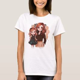 Schattige moeder en dochter Bond (2) T-shirt