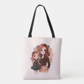 Schattige moeder en dochter Bond (2) Tote Bag (Achterkant)