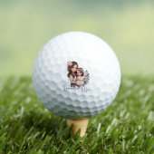 Schattige moeder en dochter Bond (3) Golfballen (Insitu Shirt)
