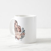 Schattige moeder en dochter Bond (3) Koffiemok (Voorkant links)