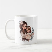 Schattige moeder en dochter Bond (3) Koffiemok (Links)