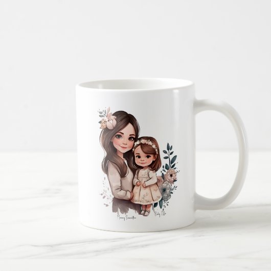 Schattige moeder en dochter Bond (3) Koffiemok (Rechts)