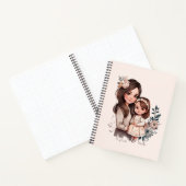 Schattige moeder en dochter Bond (3) Notitieboek (Binnen)