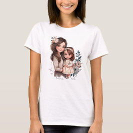 Schattige moeder en dochter Bond (3) T-shirt